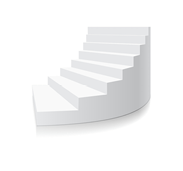 Treppe kurve